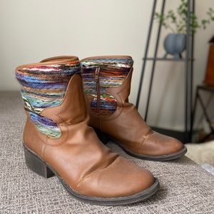 Textile yarn boots